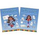 Women in Science Coloring and Activity Book Set
