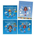 More Women in Science Paperback Book Set with Coloring and Activity Book