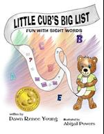 Little Cub's Big List: Fun with Sight Words 