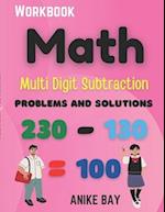 Math 1000 Multi Digit Subtraction: Problems and Solutions 