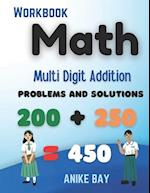 Math 1000 Multi Digit Addition: Problems and Solutions 