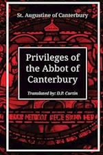 Privileges of the Abbot of Canterbury 