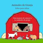 Libro para niños de animales de granja