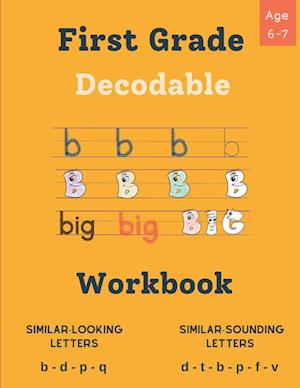 Decodable Workbook for Kids Ages 6 - 7