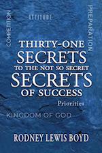 Thirty-One Secrets of Success