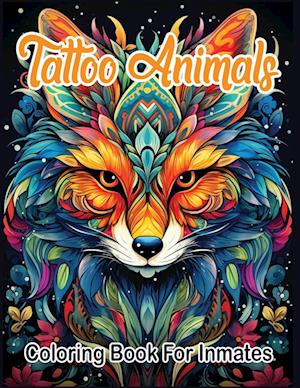 Tattoo Animals coloring book for inmates