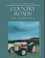 Country Roads of Indiana Fine Line Adult Coloring Book