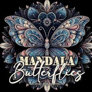 Mandala Butterflies Coloring Book for Adults