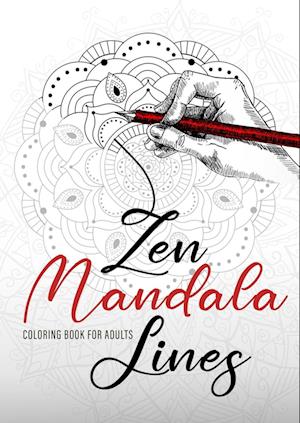 Zen Mandala Lines Coloring Book for Adults