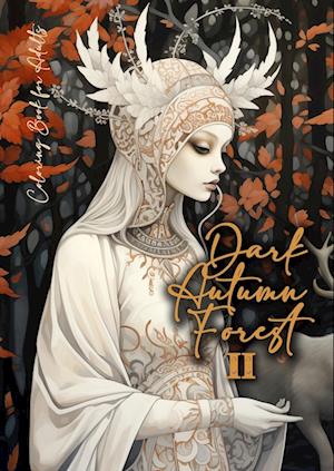 Dark Autumn Forest Coloring Book for Adults 2