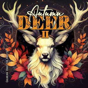 Autumn Deer Coloring Book for Adults 2