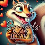 Squirrels in Heaven Coloring Book for Adults