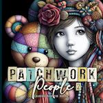 Patchwork People Coloring Book for Adults 2