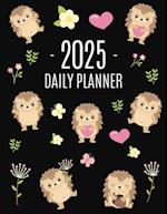 Hedgehog Daily Planner 2025