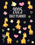 Cute Giraffe Planner 2025