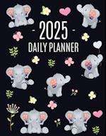 Baby Elephant Planner 2025