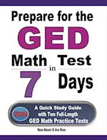 Prepare for the GED Math Test in 7 Days
