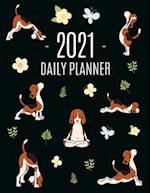 Dog Yoga Planner 2021
