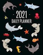 Funny Shark Planner 2021