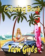 Coloring Book - For Teen Girls