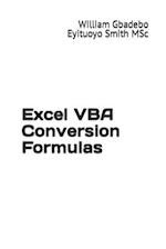 Excel VBA Conversion Formulas