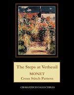 The Steps at Vetheuil: Monet cross stitch pattern 