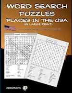 Word Search Puzzles - Places in the USA