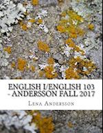 English I - Andersson Fall 2017