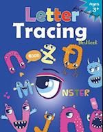 Letter Tracing Workboo (Monster)