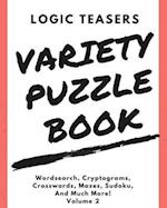 Logic Teasers Variety Puzzle Book