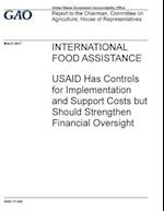 International Food Assistance, Usaid Has Controls for Implementation and Support Costs But Should Strengthen Financial Oversight
