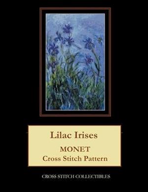 Lilac Irises: Monet cross stitch pattern