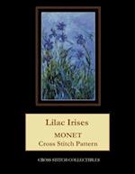 Lilac Irises: Monet cross stitch pattern 