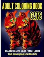 Adult Coloring Book Cats