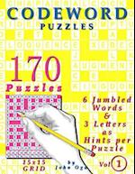 Codeword Puzzles: 170 Puzzles, Volume 1 