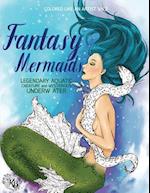 Fantasy Mermaids, Legendary Aquatic Creatures and Mysterious Underwater World