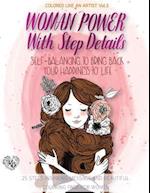 Women Power, Self-Balancing to Bring Back Your Happiness to Life, Happiness Coloring Book
