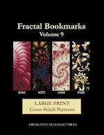 Fractal Bookmarks Vol. 9: Large Print Cross Stitch Patterns 