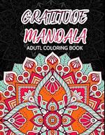 Gratitude Mandala Adult Coloring Book