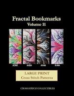 Fractal Bookmarks Vol. 11: Large Print Cross Stitch Patterns 