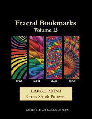 Fractal Bookmarks Vol. 13: Large Print cross stitch patterns