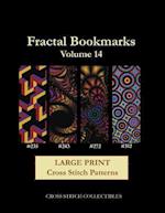 Fractal Bookmarks Vol. 14: Large Print Cross Stitch Patterns 