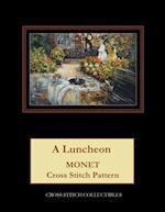 A Luncheon: Monet cross stitch pattern 