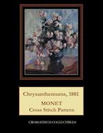 Chrysanthemums, 1881: Monet cross stitch pattern 