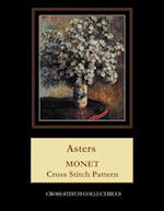 Asters: Monet cross stitch pattern 