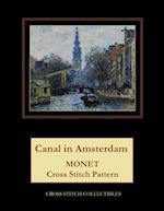 Canal in Amsterdam: Monet cross stitch pattern 