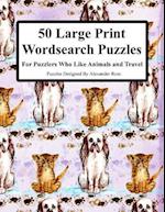 50 Large Print Wordsearch Puzzles