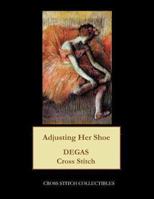 Adjusting Her Shoe: Degas cross stitch pattern