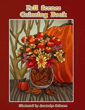 Fall Scenes Coloring Book