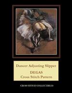 Dancer Adjusting Slipper: Degas cross stitch pattern 